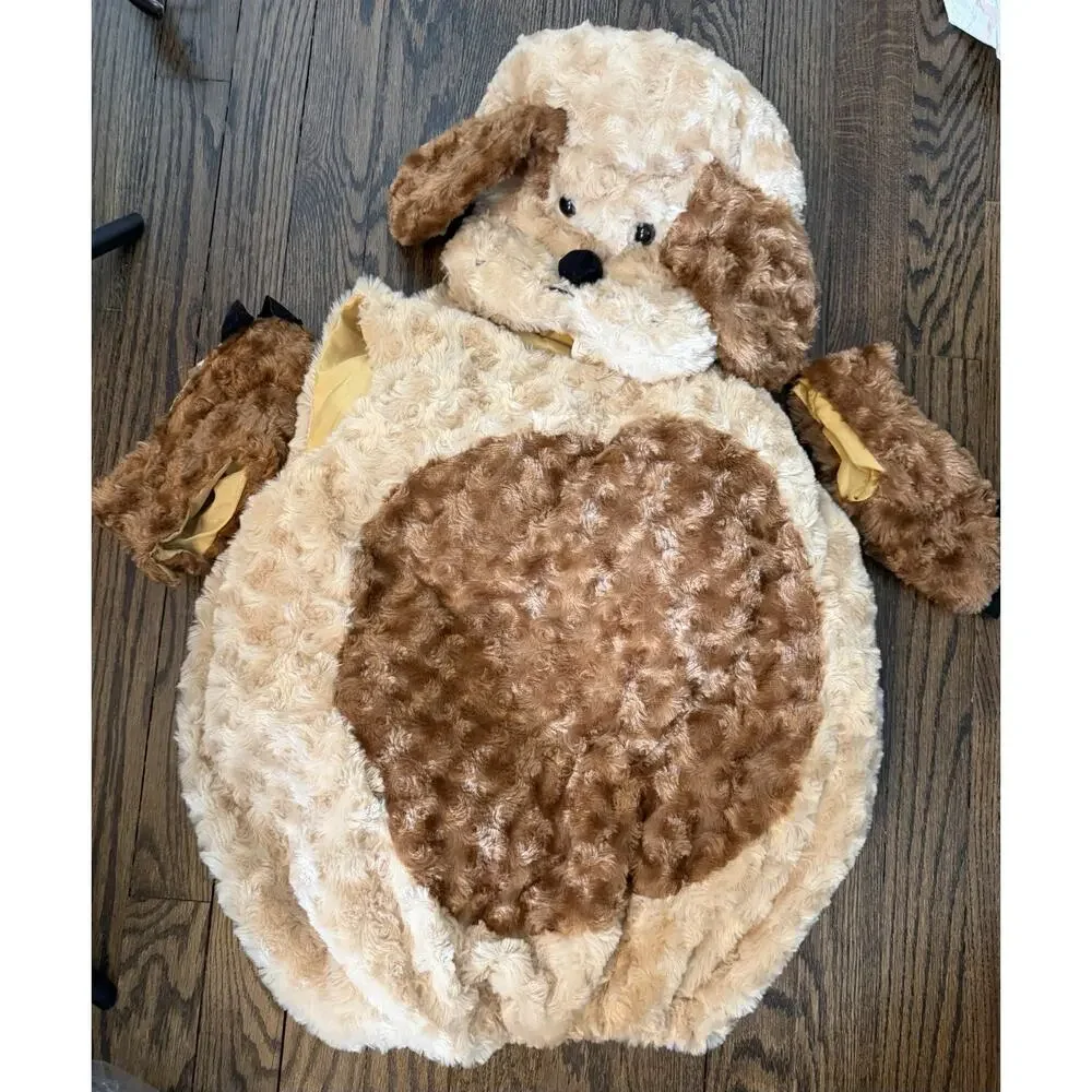 Under wraps Toddler Puppy Halloween Costume, Brown Dog XL /Sz 4T NEW